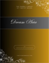 Dream Aria Unison choral sheet music cover